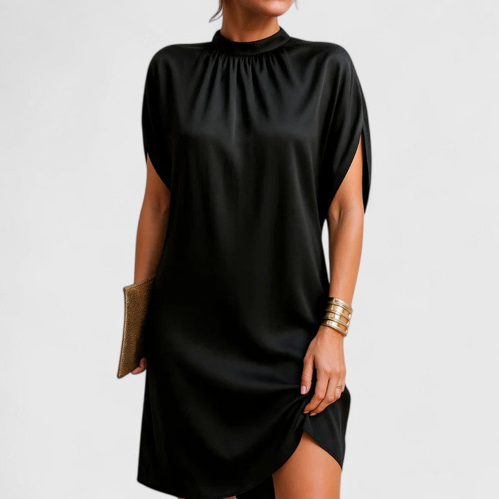 Hermione Mini Dress in black