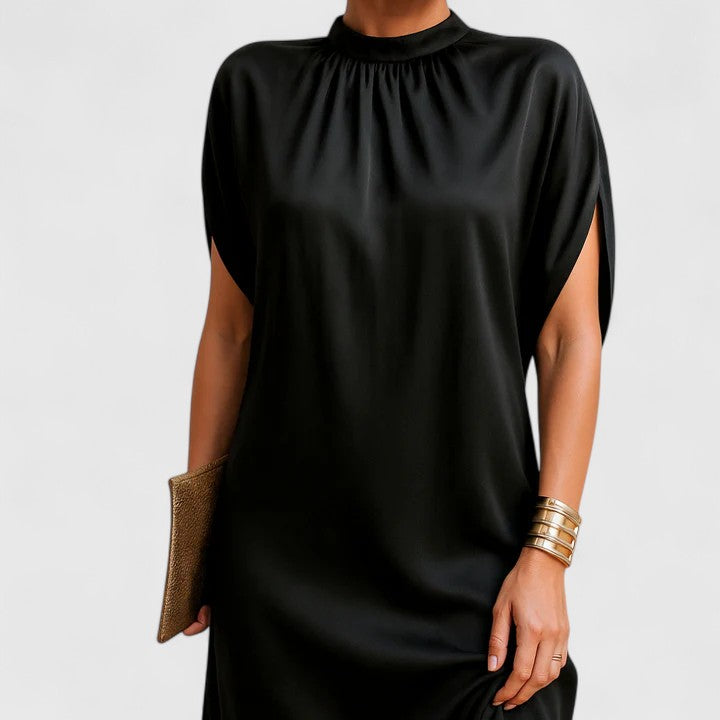 Hermione Mini Dress in black