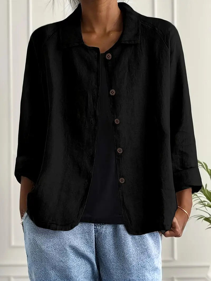 Ysolde Blouse in black