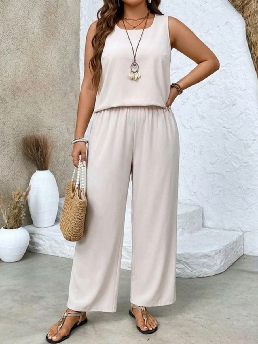 Oleander Summer Set in cream