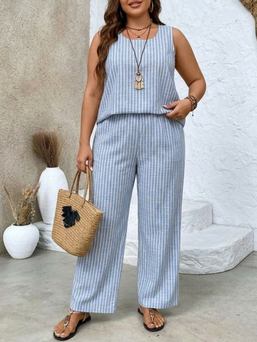 Oleander Summer Set in stripe