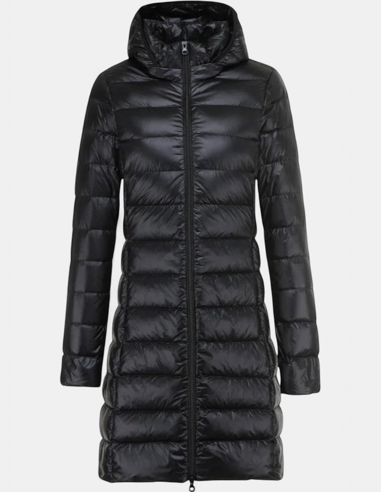 Elysia Lightweight Winter Coat in black