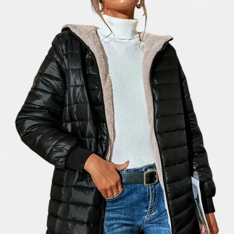 Maisie Quilted Jacket in black