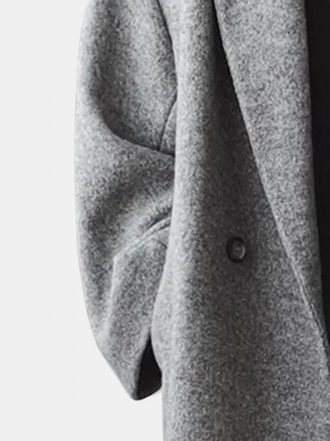 Fiona Classic Tailored Overcoat in brown