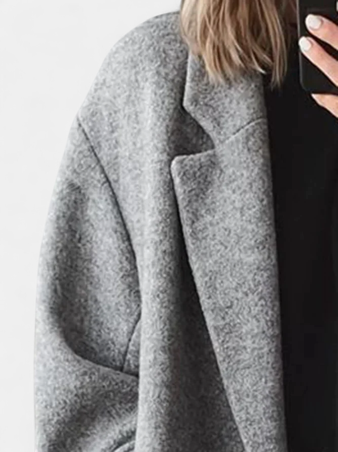 Fiona Classic Tailored Overcoat in blue