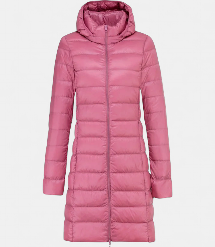 Elysia Lightweight Winter Coat in pink