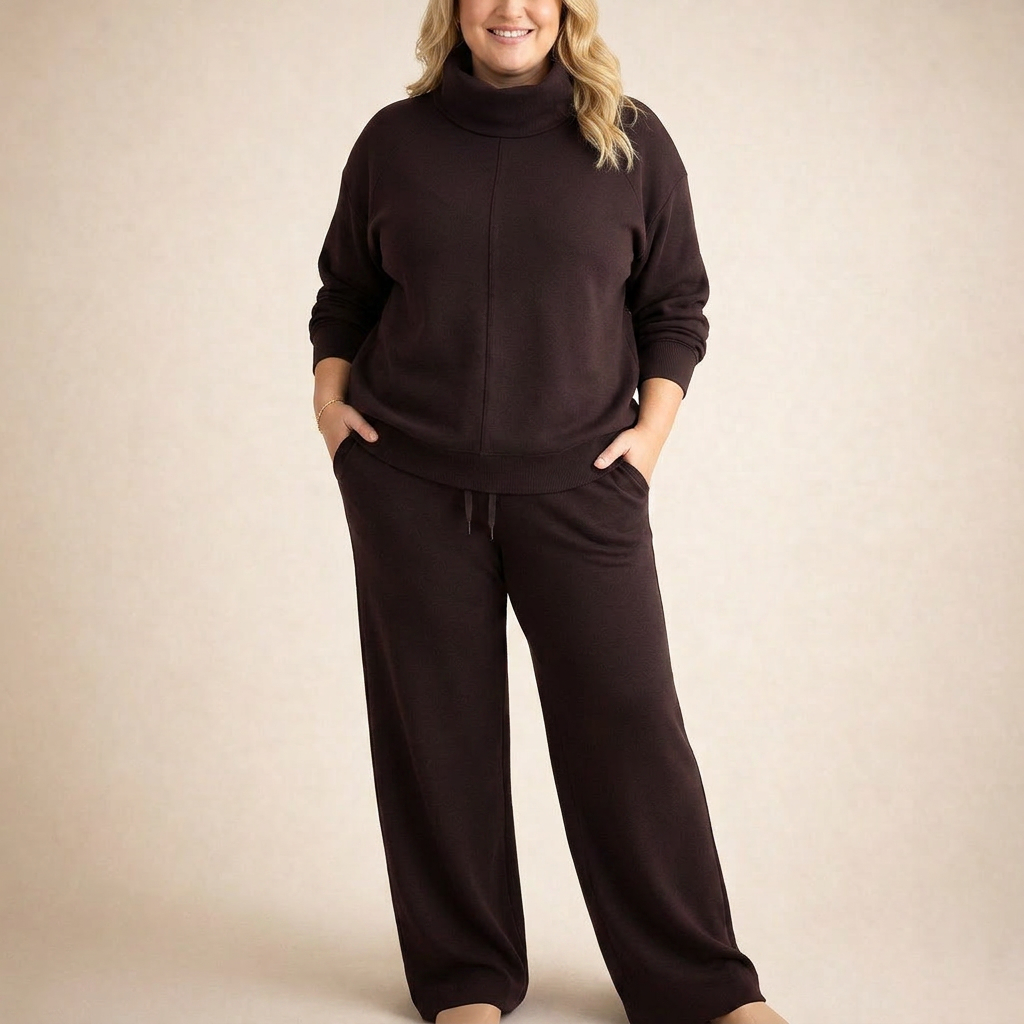 Camille Tracksuit Set in purple