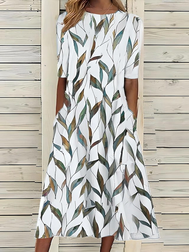 Caitriona Coastal Bloom Maxi Dress in sage