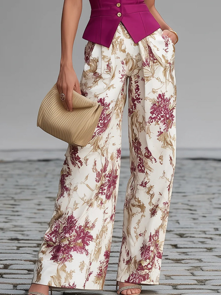 Ludmila Set in rose pink