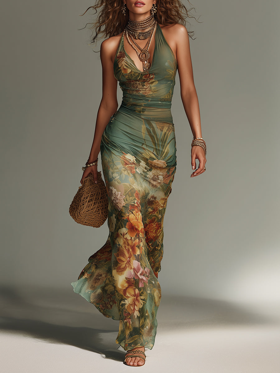 Annabel Halter Maxi Dress