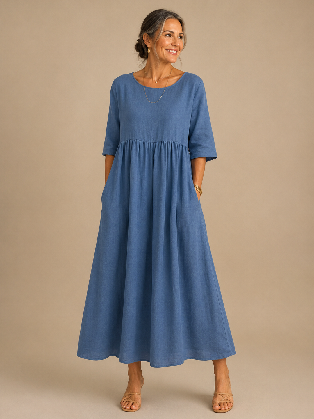 Peregrine Maxi Dress in blue
