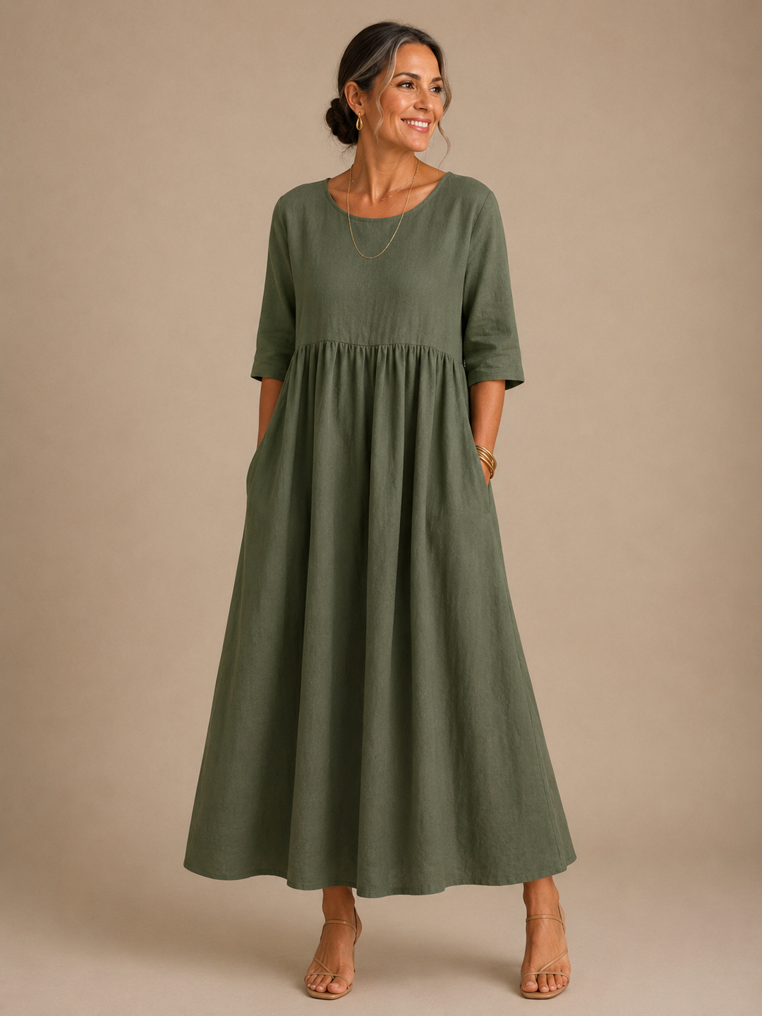 Peregrine Maxi Dress in green