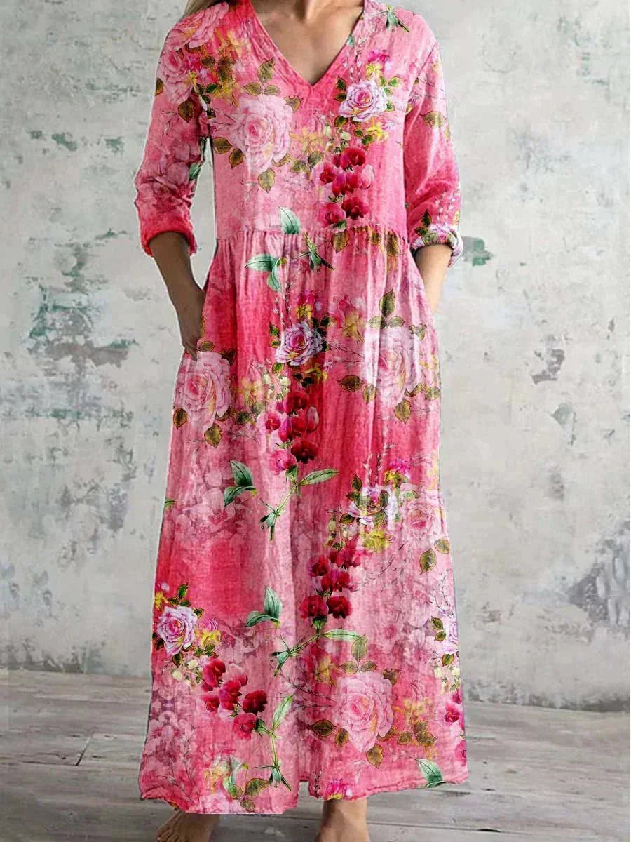 Lumina Day Dress in floral