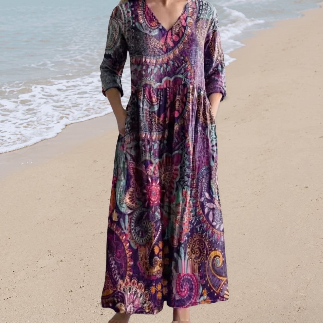Amabelle Maxi Dress in purple
