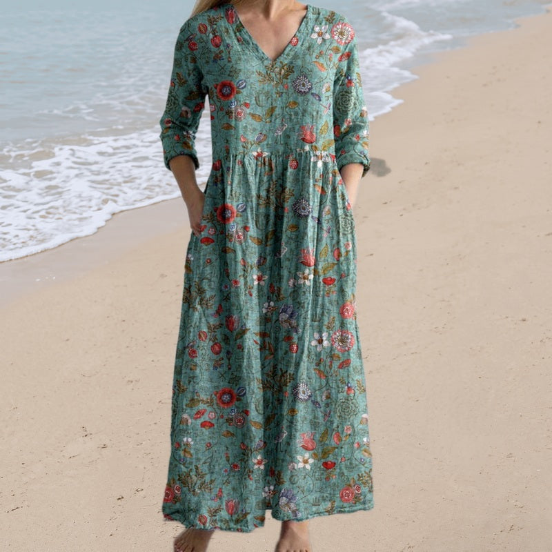 Ariadne Maxi Dress in green