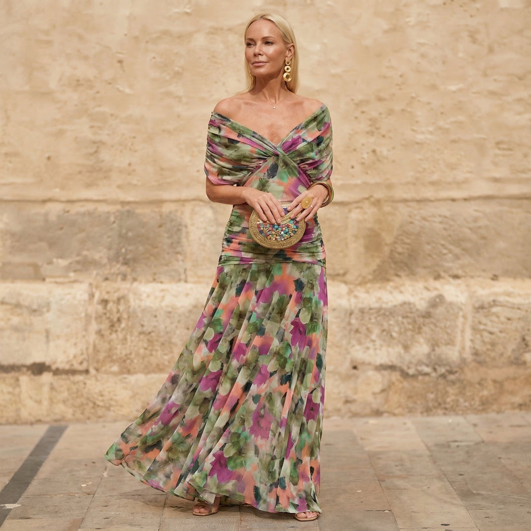 Beatrice Evening Dress in multicolor