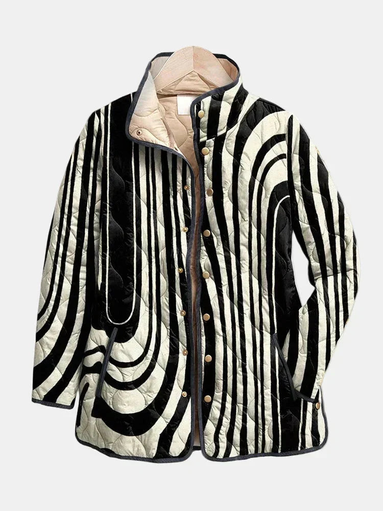 Elke Quilted Jacket in multicolor