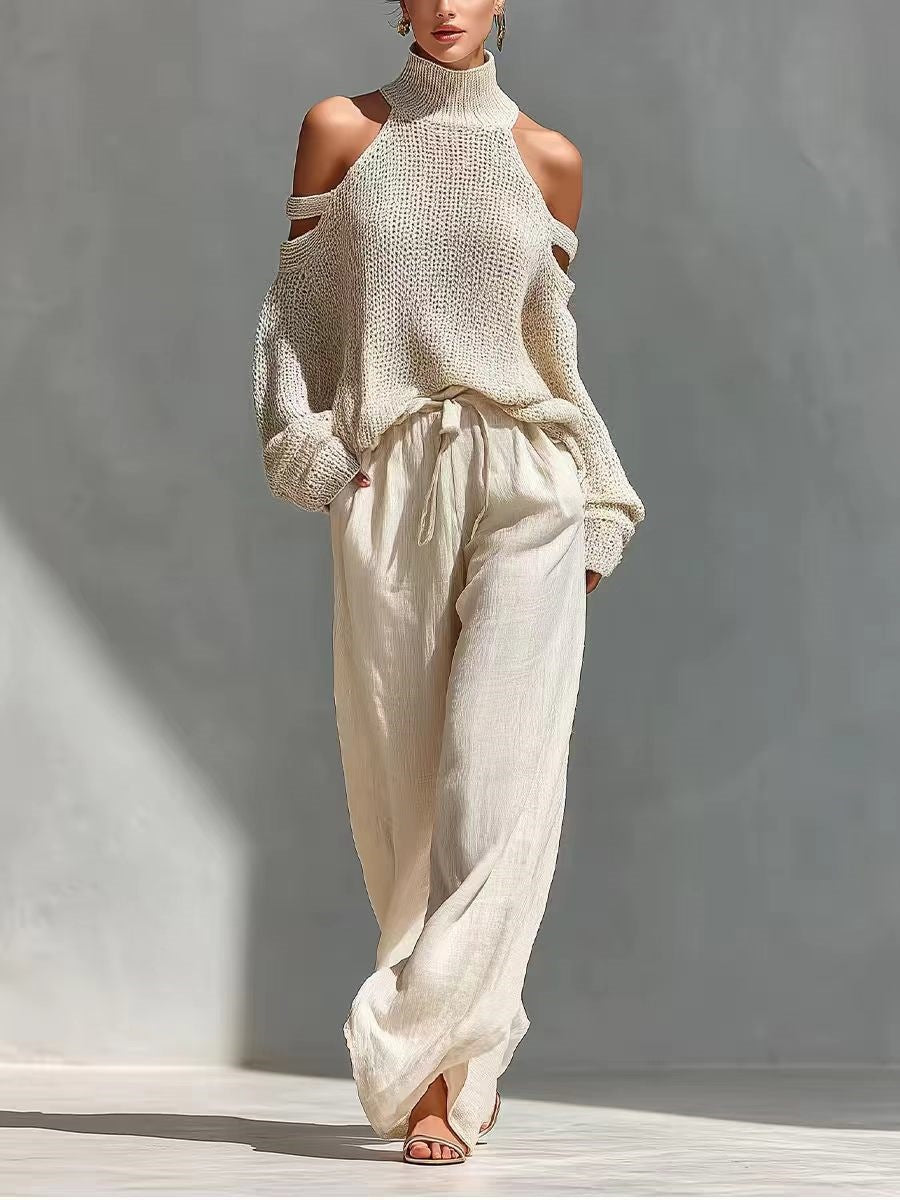 Marianne Two Piece Ensemble in beige