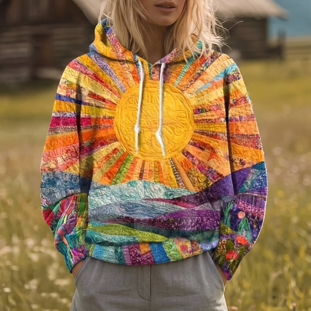 Nancy Sunburst Hoodie in multicolor