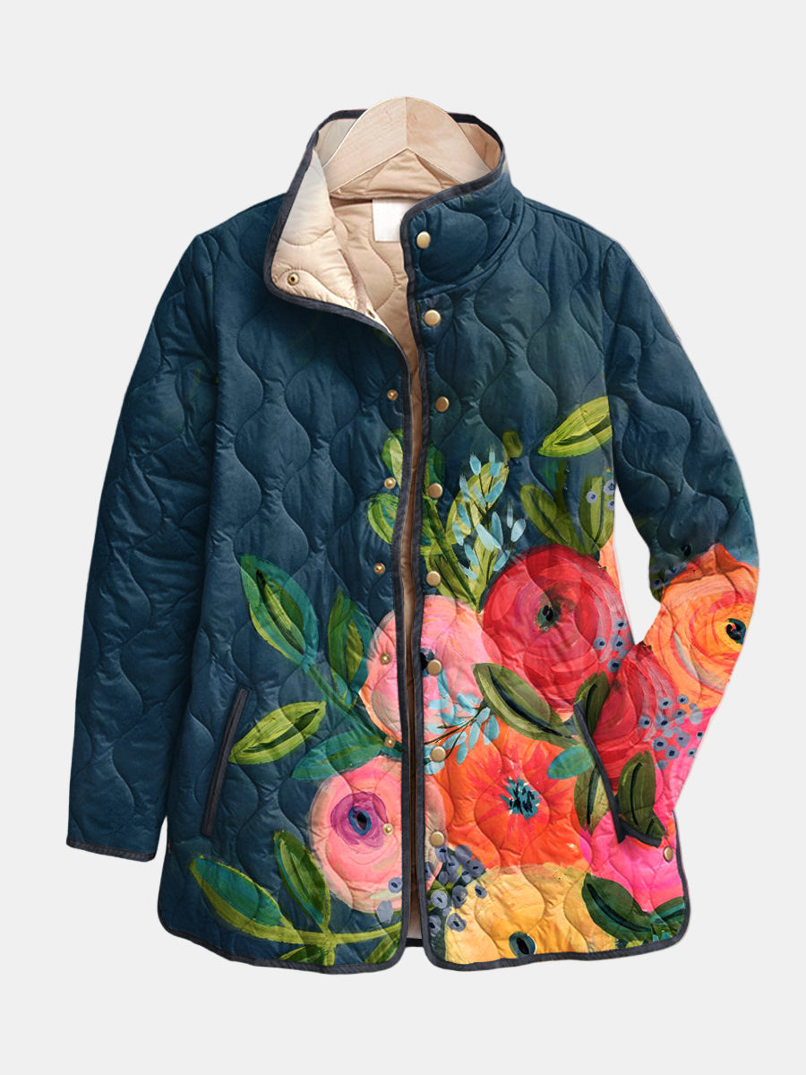Nell Quilted Jacket in multicolor
