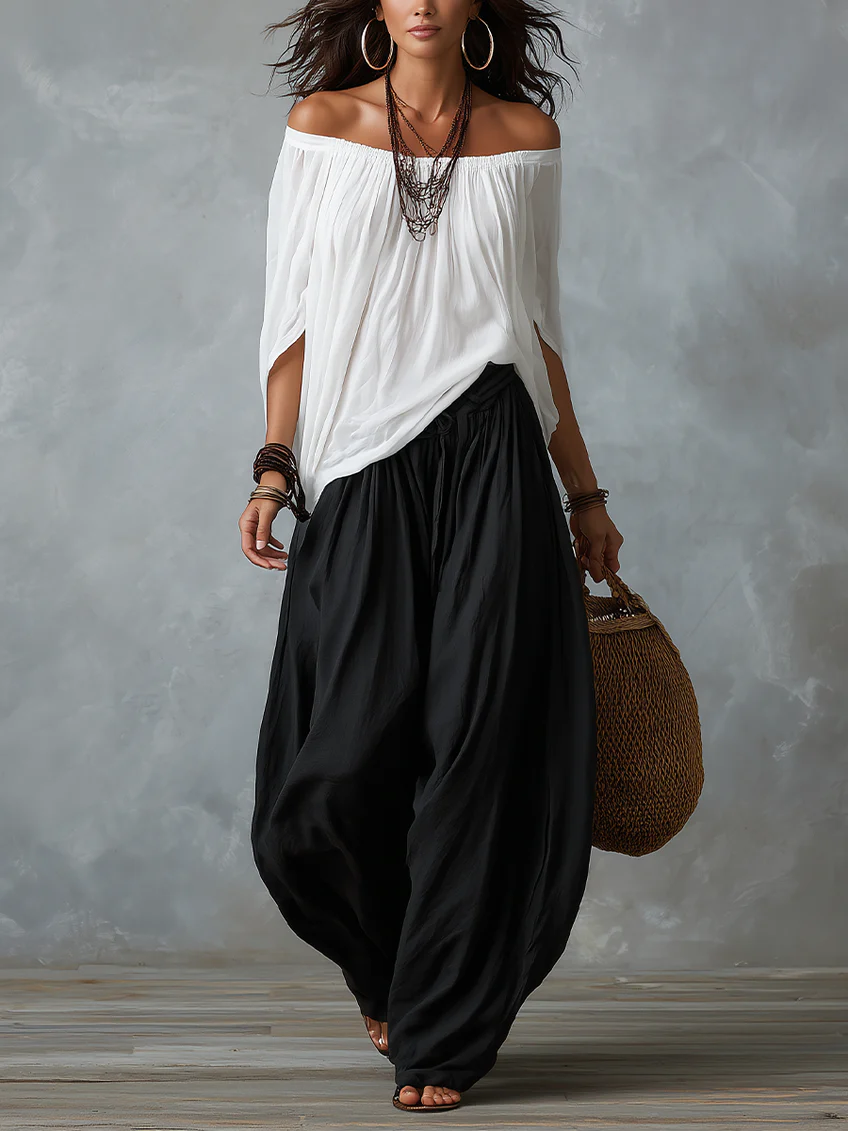 Primavera Co-ord in white