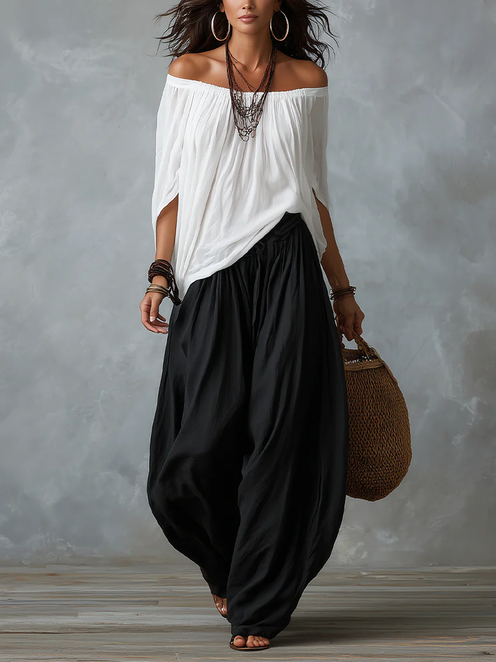 Primavera Co-ord in white