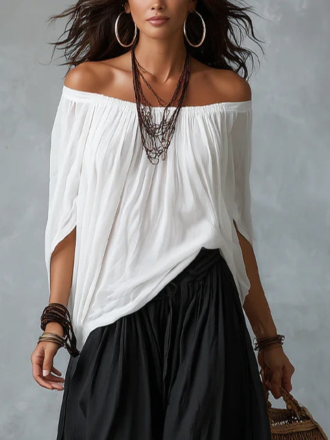 Primavera Co-ord in white