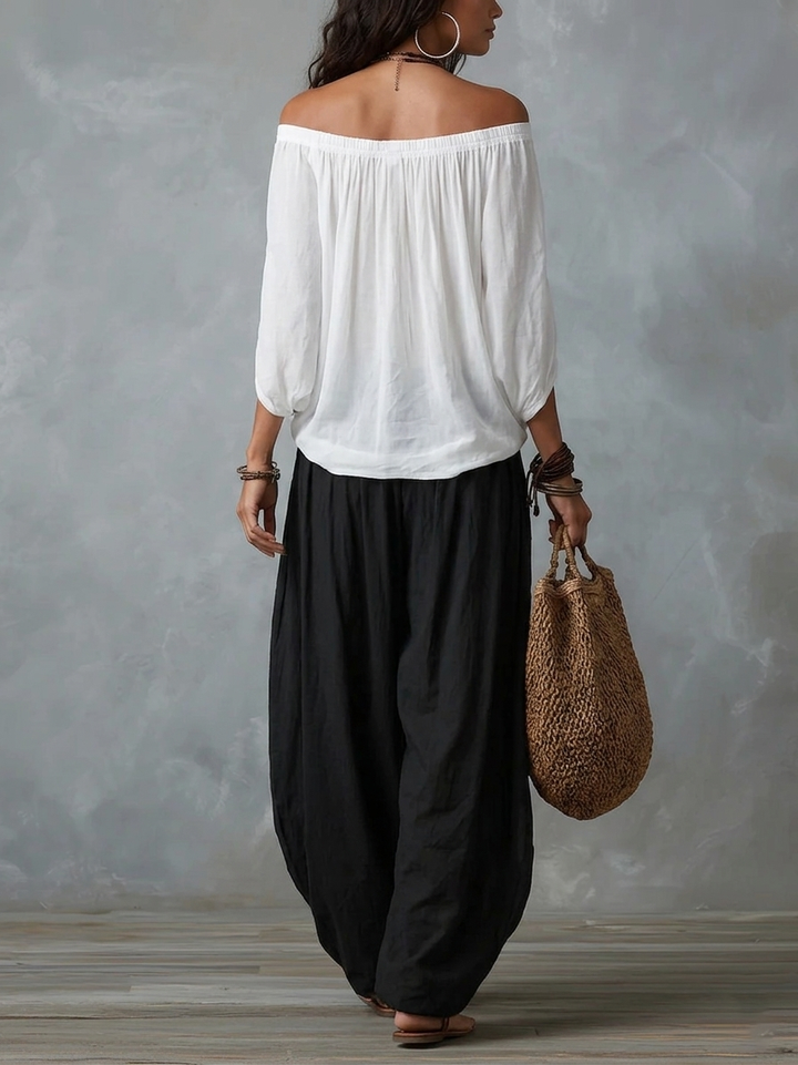 Primavera Co-ord in white