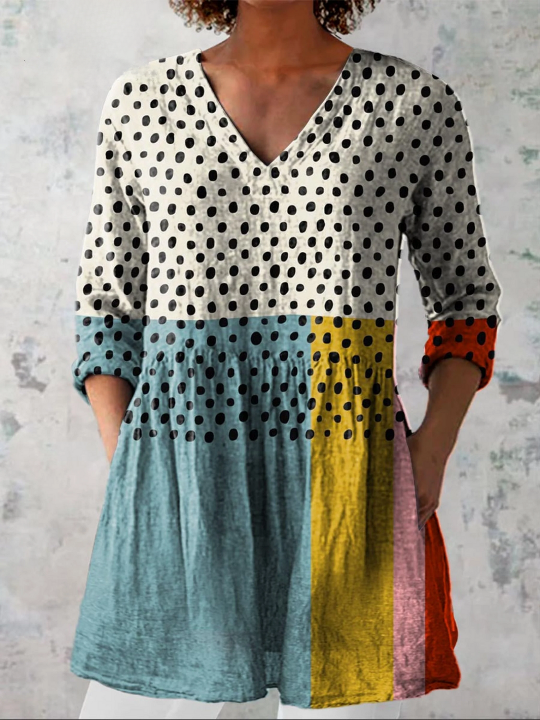 Oriane Blouse in multicolor
