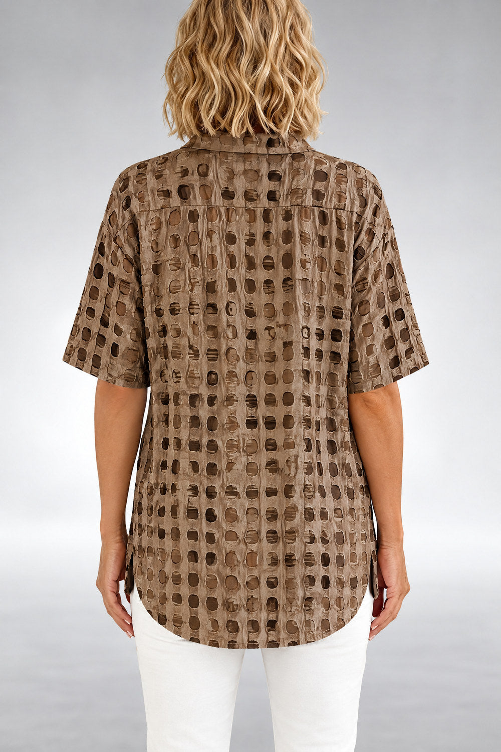 Winifred Relaxed-Fit Top — Mocha