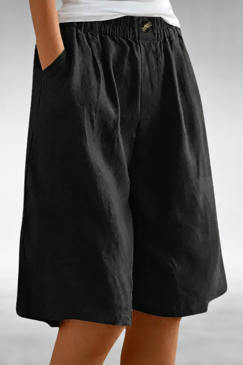 Yolanda Everyday Comfort Shorts — Black