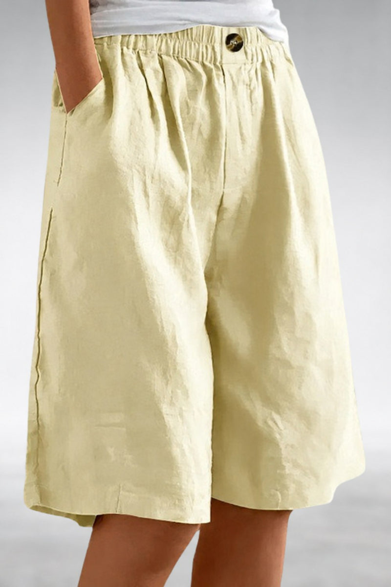 Yolanda Everyday Comfort Shorts — Butter Yellow