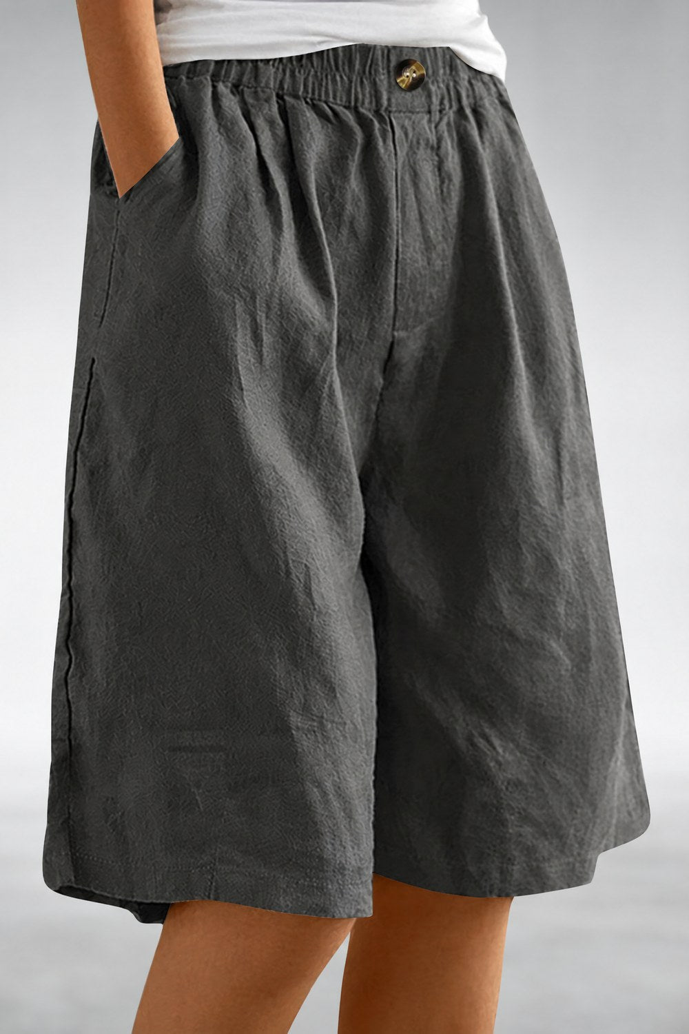 Yolanda Everyday Comfort Shorts — Charcoal