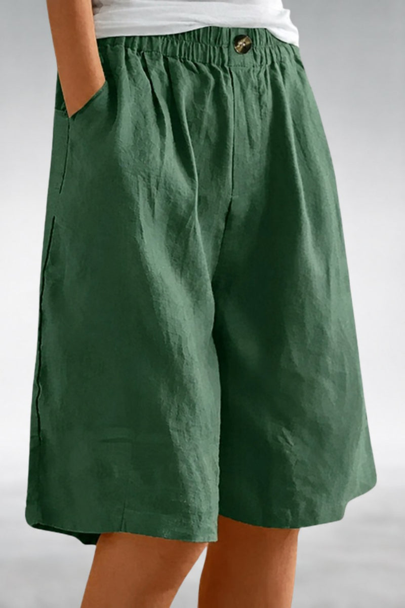 Yolanda Everyday Comfort Shorts — Forest Green