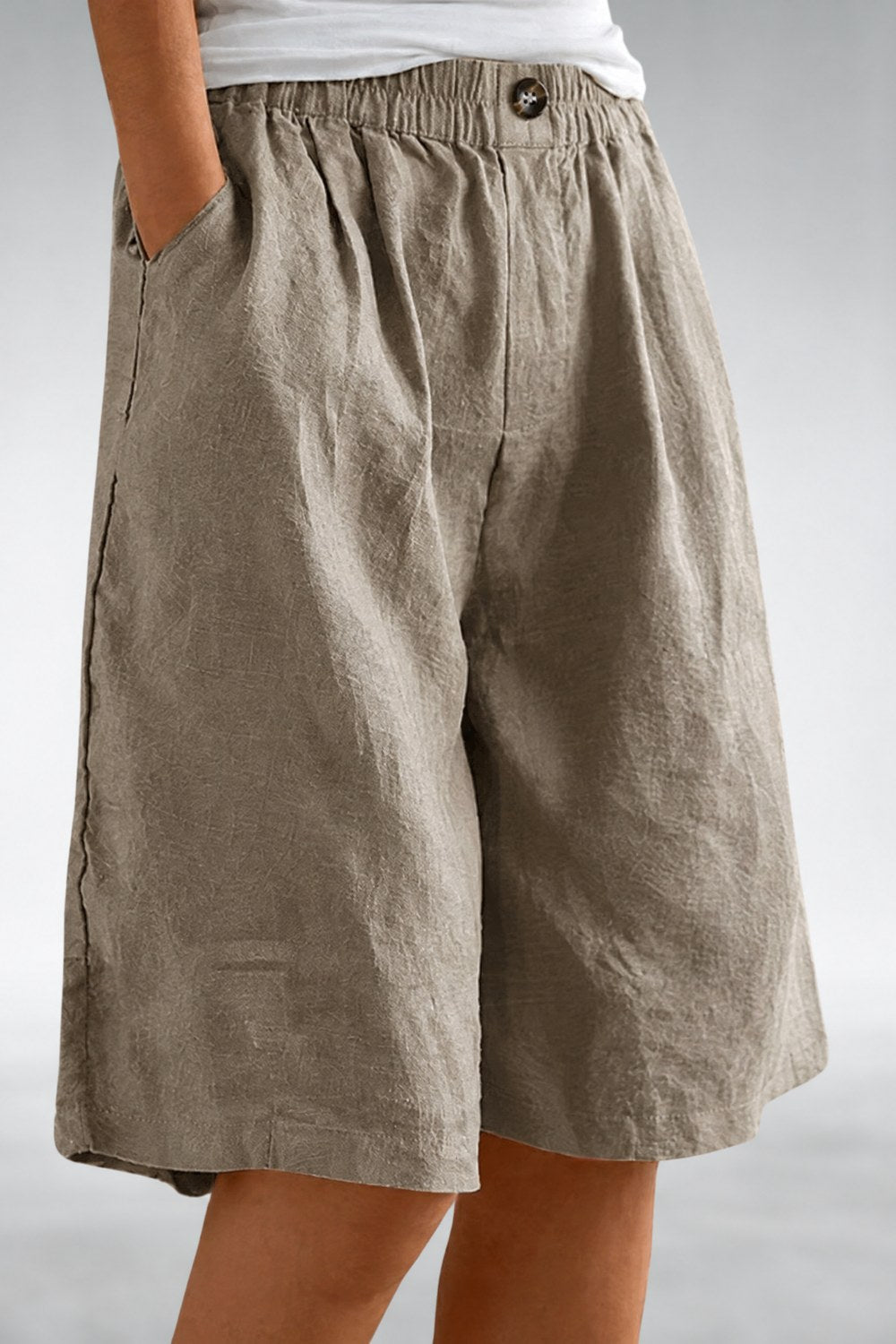 Yolanda Everyday Comfort Shorts — Taupe
