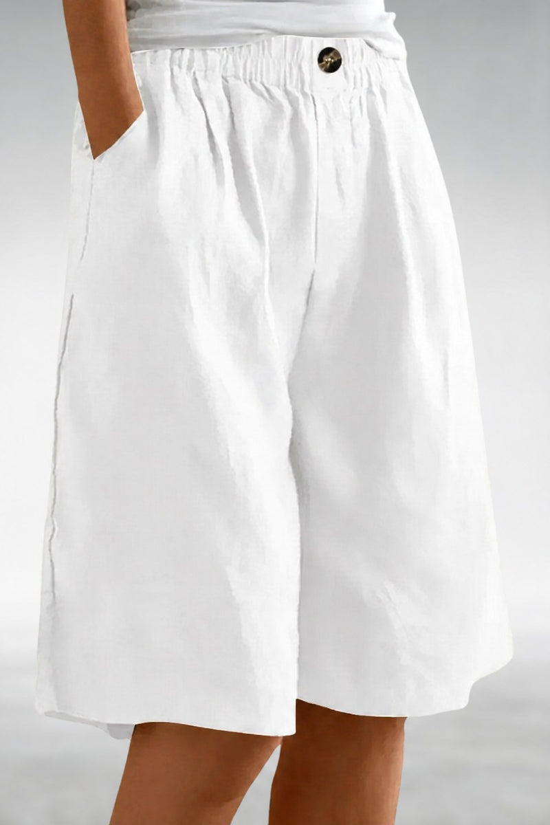 Yolanda Everyday Comfort Shorts — White