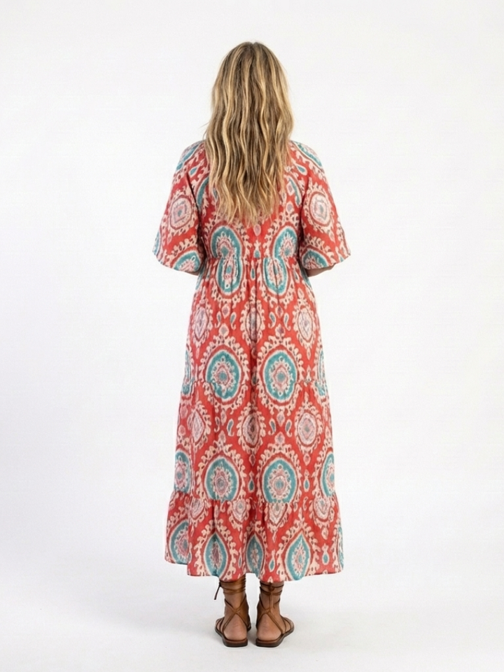 Cendrine Maxi Dress in red